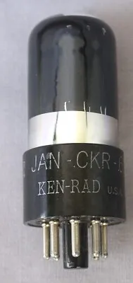 Hickok Tested 2850-3100/2600 Ken-Rad CKR 6SN7GT VT-231  1944 Black Glass Tube • $75