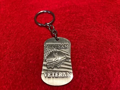 Vietnam Veteran Shields Of Strength Dog Tag Key Ring • $9.99