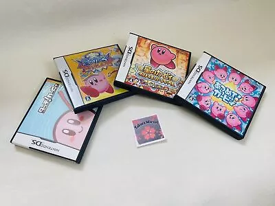 Nitendo DS Kirby Canvas Curse Squeak Squad Super Star Ultra Mass Attack Japanese • $50.13