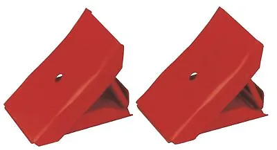 Hilka Wheel Chocks Steel Metal X2 Caravan Boat Trailer Car Van Chocks 82335530 • $12.62