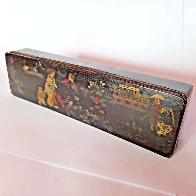 £22.99 • Buy Antique Japanese Design Wooden Pencil Box