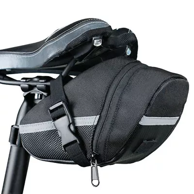 Bike Saddle Bag Bicycle Under Seat Storage Tail Pouch Cycling Bags Waterproof UK • £6.55