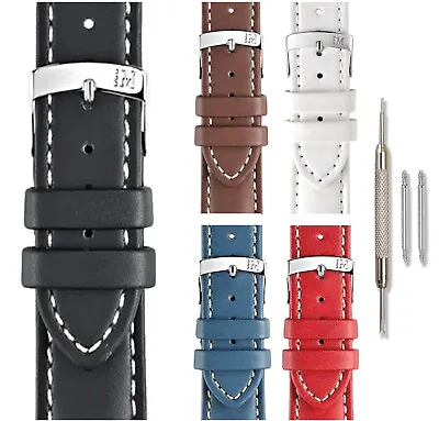 Morellato Castagno Calfgrain Vegan Leather Watch Band - Designed In Italy • $34.15