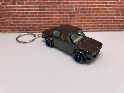 KEYCHAIN For BMW 2002 CLASSIC COUPE CHARCOAL GRAY AUTO CAR KEYS RING LANYARD • $21.95