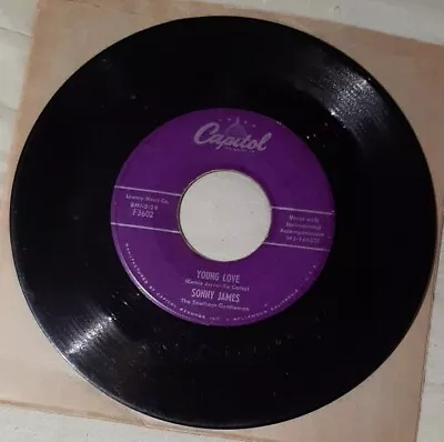 Sonny James 45 Young Love / You're The Reason I'm In Love Capitol F3602 Vg • $8.88