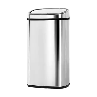 Devanti 68L Stainless Steel Motion Sensor Bin Rubbish Auto Trash Can Kitchen • $89