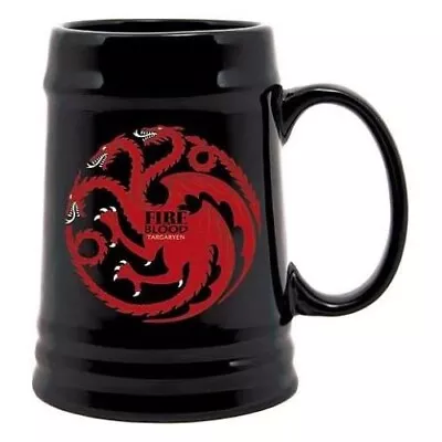 Game Of Thrones House Of Targaryen Fire And Blood Beer Mug • £11.99