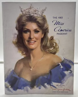 Original 1983 Program Official Miss America National Pageant Program • $9.95