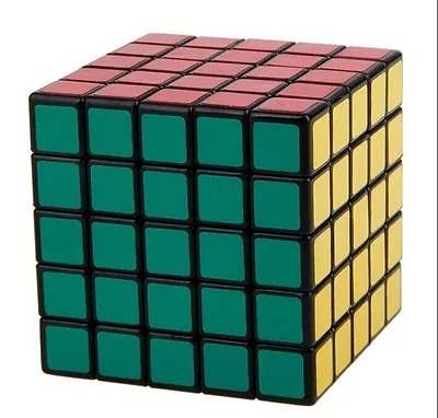 $10.98 • Buy New ShengShou 5x5x5 Speed Ultra-smooth Magic Cube Puzzle Twist 5x5 Black Xmas