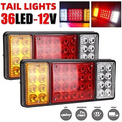 LED Trailer Tail Lights Truck Caravan Ute Boat Light Screw Waterproof IP64 ADR • $24.99