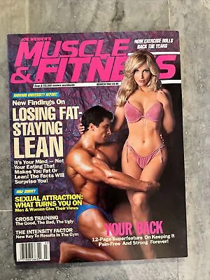 VTG Muscle And Fitness Magazine March 1992 • $7.50