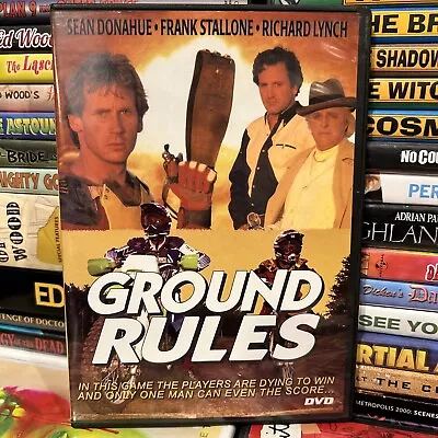 Ground Rules 1997 DVD Richard Lynch Frank Stallone Sleazy Motorcross Action • $12.99