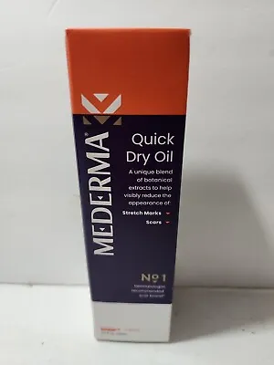 Mederma Quick Dry Oil For Stretch Marks And Scars Paraben-Free3.4 Oz • $11.99