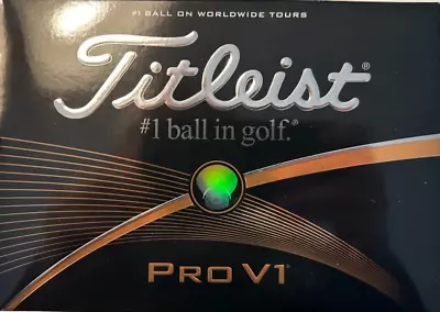 Titleist Pro V1 Golf Ball With Cadillac Logo ( 1 Dozen New) • $44.95