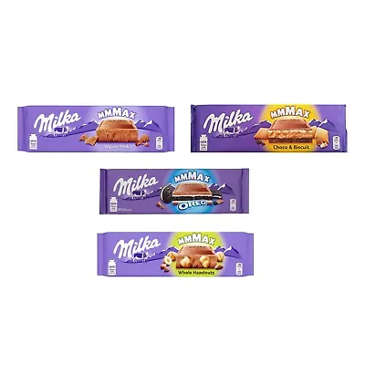 MILKA Max 270g Bars Mix Flavours Oreo Hazelnut Biscuit Alpine Milk Easter Gift  • £9.99