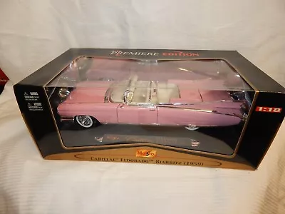 Maisto Cadillac Eldorado Biarritz 1959 Pink  Mib 1:18 • £39.99