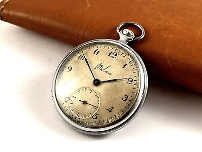 1960s Original MOLNIJA 3602 Vintage USSR Soviet Union USSR Pocket Watch • $64.99