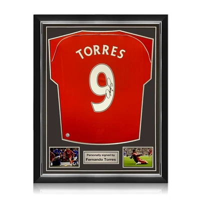 £489.99 • Buy Fernando Torres Signed Liverpool 2006-08 Football Shirt. Superior Frame