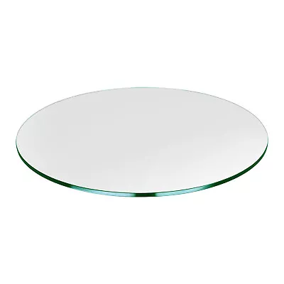 $63.86 • Buy Dulles Glass 32  Round 1/4  Thick Glass Table Top W/ Polished Edge (Open Box)