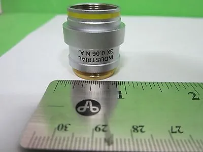 $169 • Buy Microscope Part Leica Objective Industrial 3x Optics As Is Bin#65-32