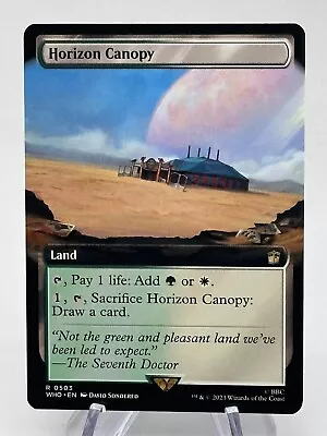MTG Universes Beyond: Doctor Who - Non Foil - Horizon Canopy (Extended Art) NM • $4.50