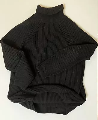 Zara Man Pullover Knit Heavy Weight Knit Comfy  Turtle Neck Sweater Size XL • $24.99