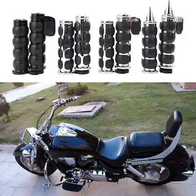 1  Inch Motorcycle Handlebar Grips For Honda Goldwing Magna 750 Shadow VLX 600 • $31.77