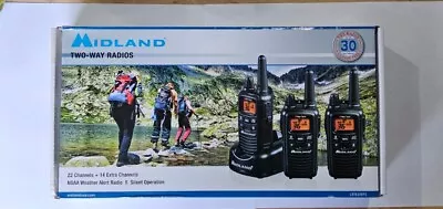 Brand New Midland LXT633VP3 36-Channel Two-Way UHF Radio (3-Pack) • $79.99