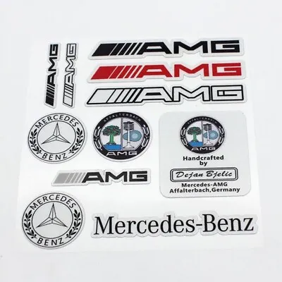 Mercedes Benz AMG Logo Badge Emblem Decoration Sticker Car Body Door AU • $10.50