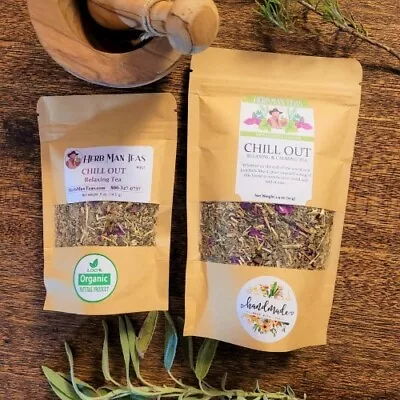 Proven RELAXING TEA To Reduce Stress & Anxiety By Master Herbalist ChillOut Tea • $11