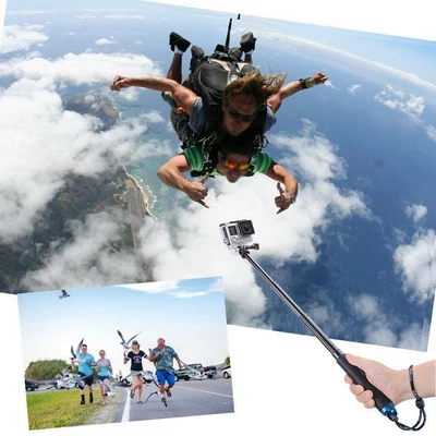 $10.85 • Buy Monopod Tripod Selfie Stick Pole Handheld For Gopro Hero 6 5 4 3 +3 2 1