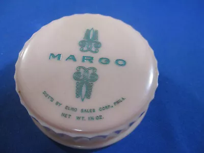 Vintage Margo Face Powder Plastic Box By Elmo Sales Corp 1940s - 1950s • $5.99