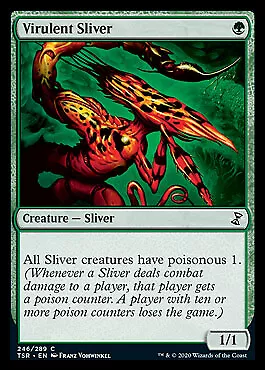 MTG Virulent Sliver [Time Spiral Remastered Near Mint] • £1.75