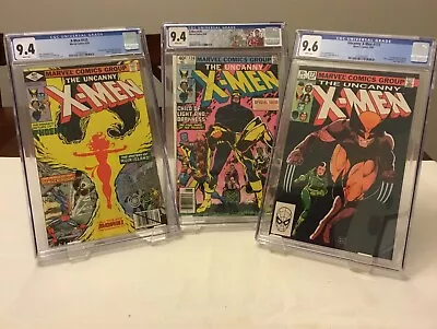 Uncanny X-Men CGC NM+ Lot #125 #136 #173 Proteus Mutant X Phoenix Wolverine  • $199.99