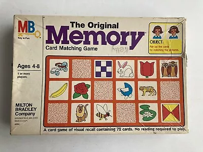 Vintage Milton Bradley The Original Card Matching Game (66/72 Cards) • $19.99