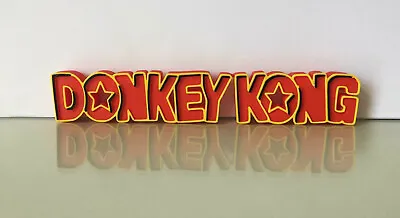 £10.25 • Buy Donkey Kong Ornamental Retro Display Collectible Logo Text Memorabilia Stand NES