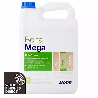 Bona Mega Varnish - All Sizes & Sheens - Tough & Durable Floor Varnish • £94.97