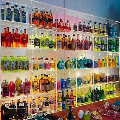 30PC Dollhouse 1/6 Scale Miniature Drinks Bottles Wine Bar Party Accessories • $9.99