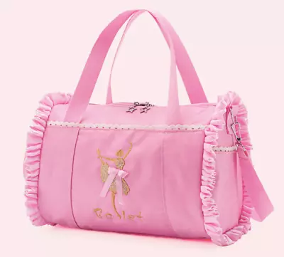 Gorgeous Ballet Dance Barrel Bag For Kids Dance Cheerleading Gymnastics Tote • $28