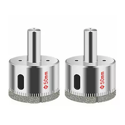 2 Inch (50Mm) Diamond Hole Saw Drill Bit Set For Ceramic Stone Metal Granite Por • $20.40