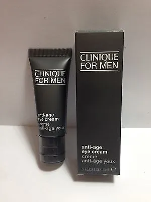 Clinique For Men Anti-age Eye Cream .50 Oz ( 15 Ml) Full Size New Fresh Tube ! • $29.99