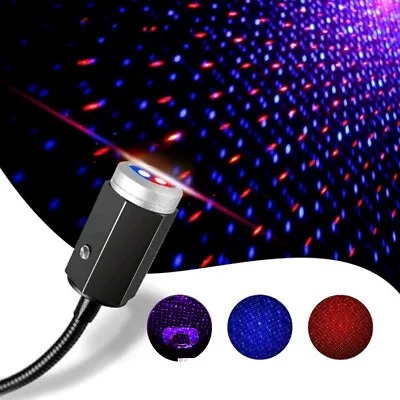 Car Accessories Interior Roof Starry Sky Lamp USB LED Projector Star Night Light • $31.14