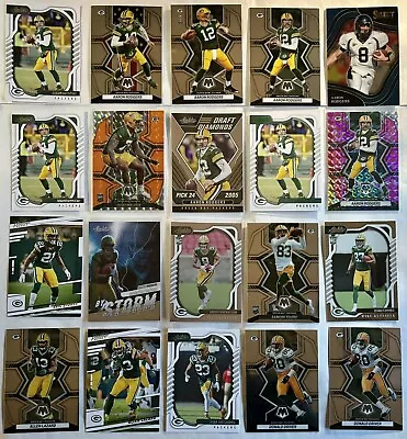 2022 Panini Green Bay Packers Football Cards Lot (20) Rodgers Watson Toure Doubs • $12.95