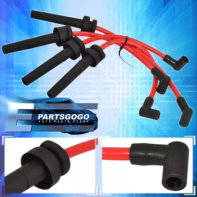 1995-1999 Eclipse Talon Turbo 4G63 Ignition System Silicone Spark Plug Wire Red • $18.99