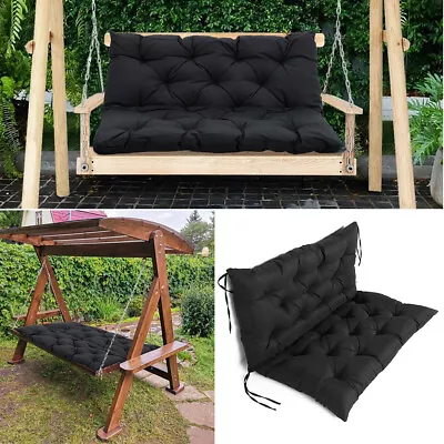 100CM Grey Cushion Replacement For Garden Patio Bench Chair Hammock Swing Seat  • £32.95