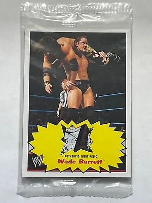 Wade Barrett 2012 Topps WWE Heritage 3-Color Shirt Relic Memorabilia SEALED! • $14.95