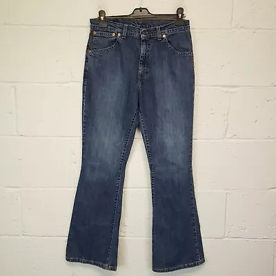 Levi's 525 Jeans Flared Stretch Vintage  W30 L30 Womens Blue Regular Bootcut • £28.99