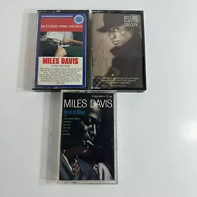 Miles Davis Kind Of Blue Cassette CT64935 Porgy And Bess Decoy Tape Lot Of 3 • $21.95