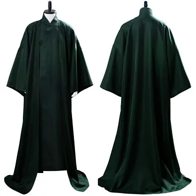 Lord Voldemort Cosplay Costume Suit Green Uniform Cloak Robe Outfit • $36.90