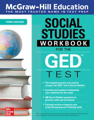 McGraw-Hill Education Social Studies Workbook For The GED Test Third  - GOOD • $9.05